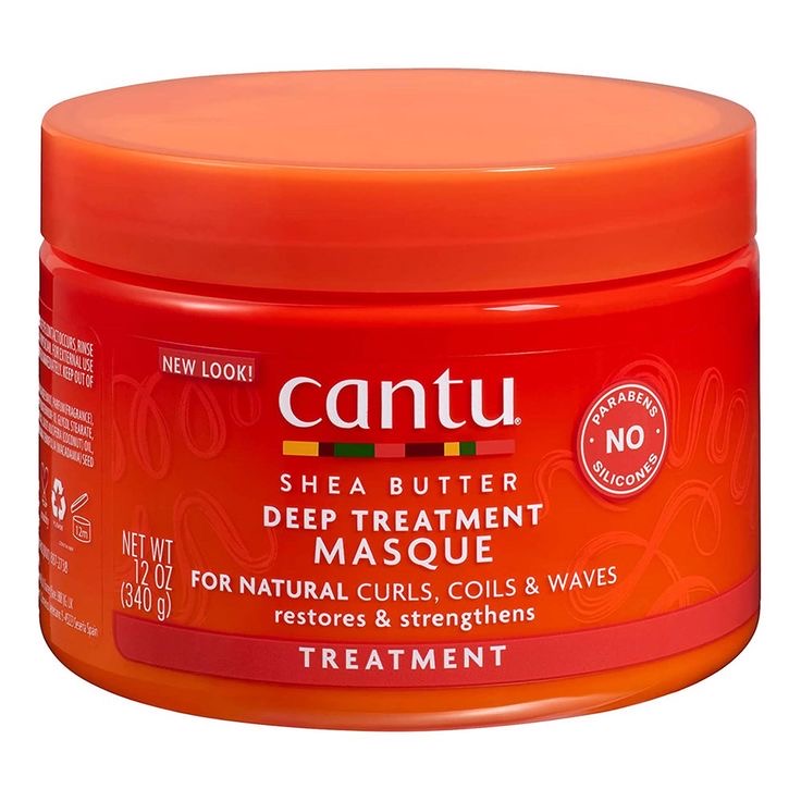 ماسک‌موی موهای فر با آبکشی کانتو Cantu حجم ۳۴۰ گرم