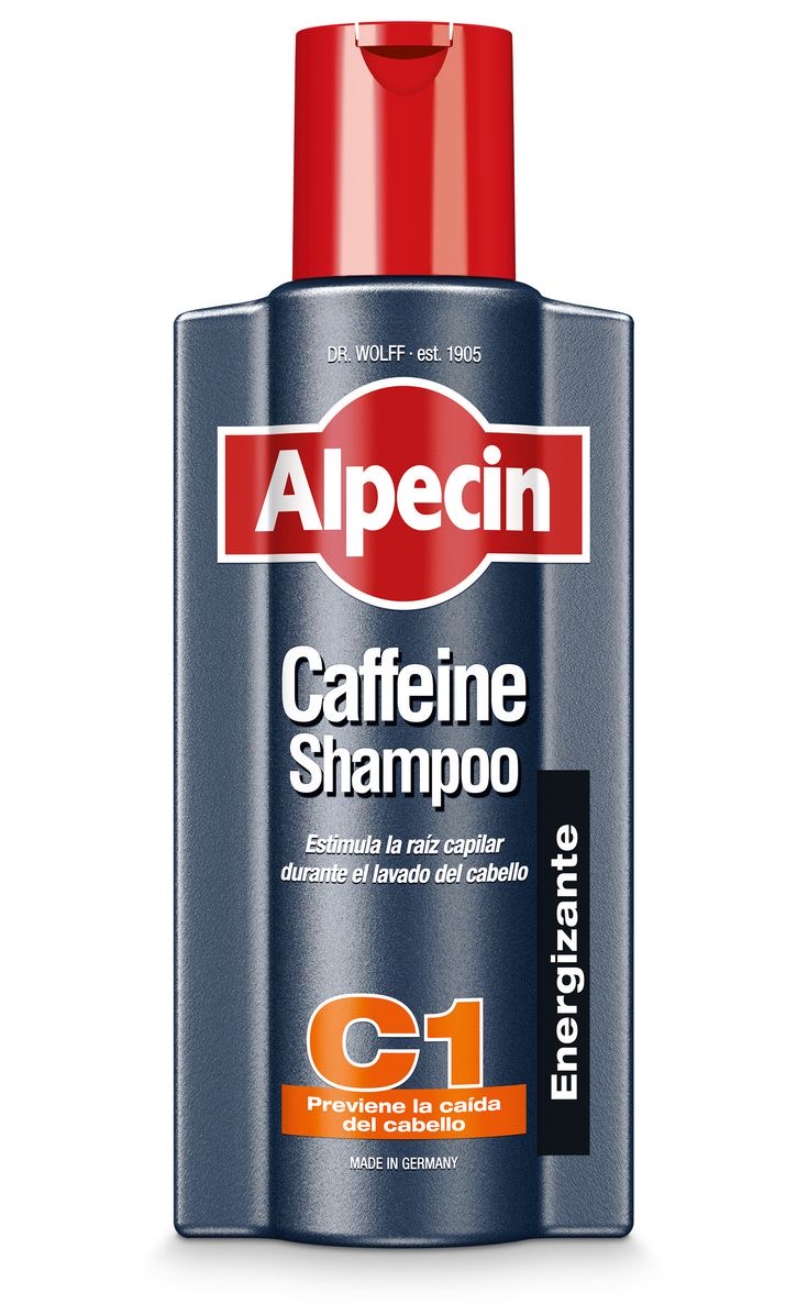 شامپو آلپسین Alpecin مدل Caffeeine C1 تقویت کننده و ضدریزش مناسب انواع موها حجم ۲۵۰میل